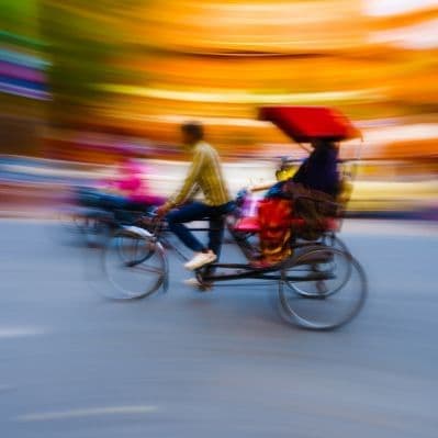 Visitare lo storico mercato di Chandni Chowk a bordo di un cyclò - Delhi