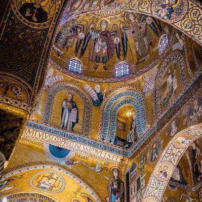 Gli splendidi mosaici bizantini della Cappella Palatina considerati tra i più belli di tutta la Sicilia - Palermo, Sicilia