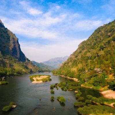 Passeggiate, trekking e navigazioni nel paesaggio rurale del Laos del Nord - Luang Prabang