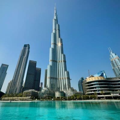 Salita fino al 124° piano del Burj Khalifa - Dubai