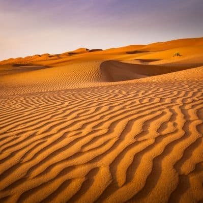 Notte nel campo tendato nel deserto - Wahiba Sands