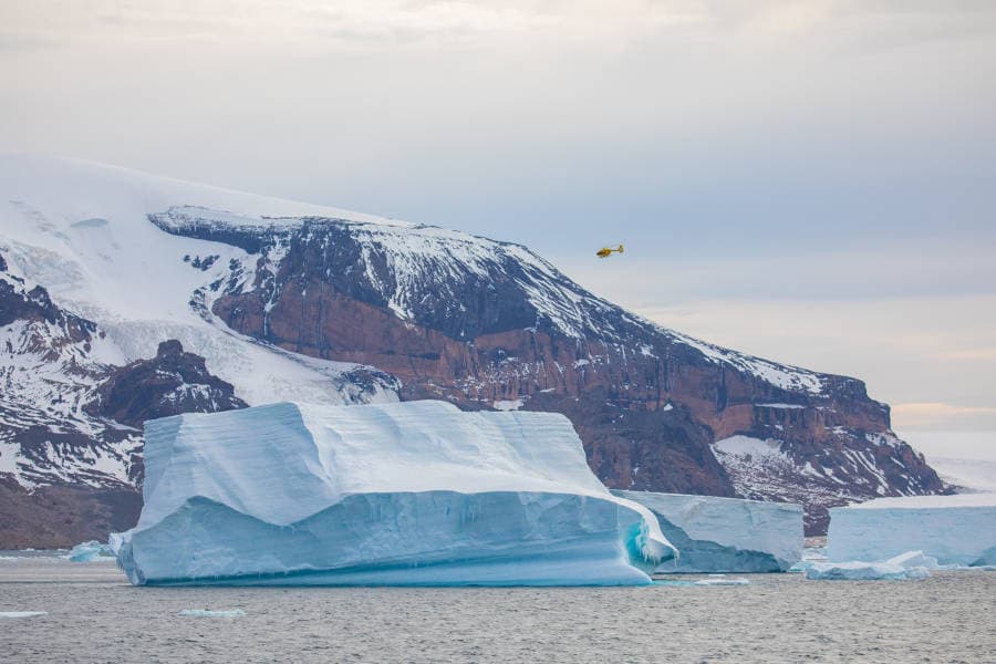 Antarctica by Helicopter: Crossing the Circle and the Peninsula