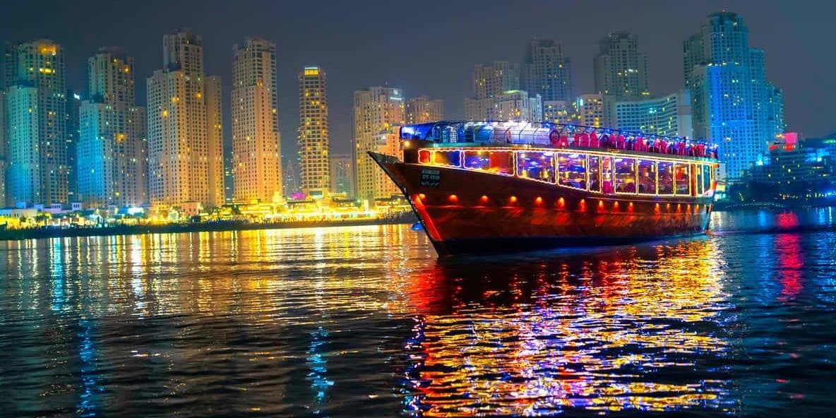 DAY 02 CLASSIC DUBAI & BURJ KHALIFA & DHOW CRUISE MARINA TICKET