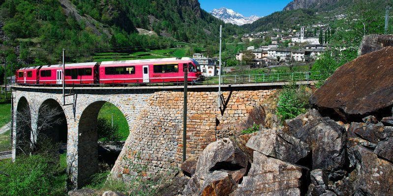 BOLOGNA / TIRANO / TRENINO DEL BERNINA / St. MORITZ / VALTELLINA