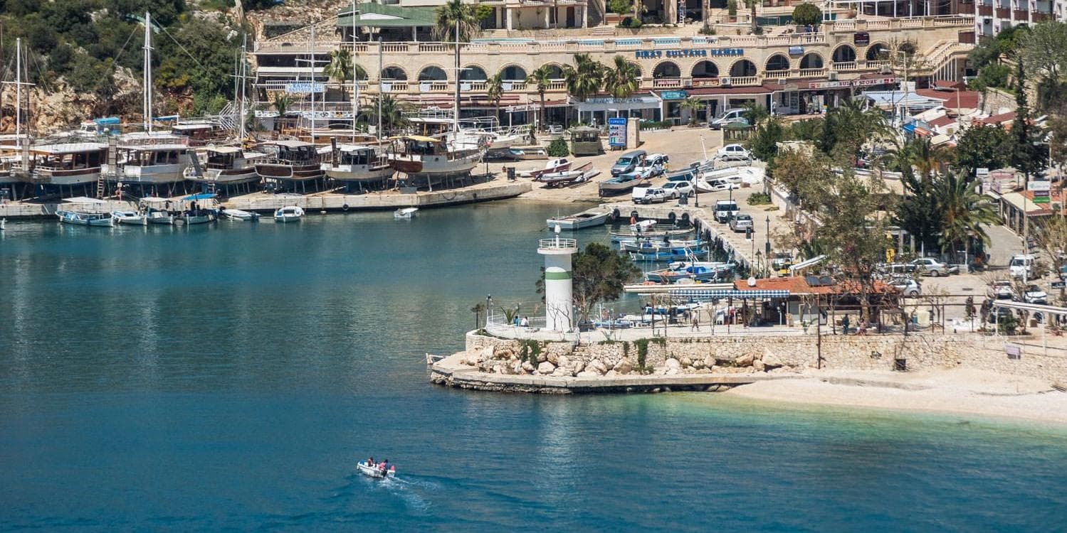 Kalkan Hafen oder Yesilköy-Bucht