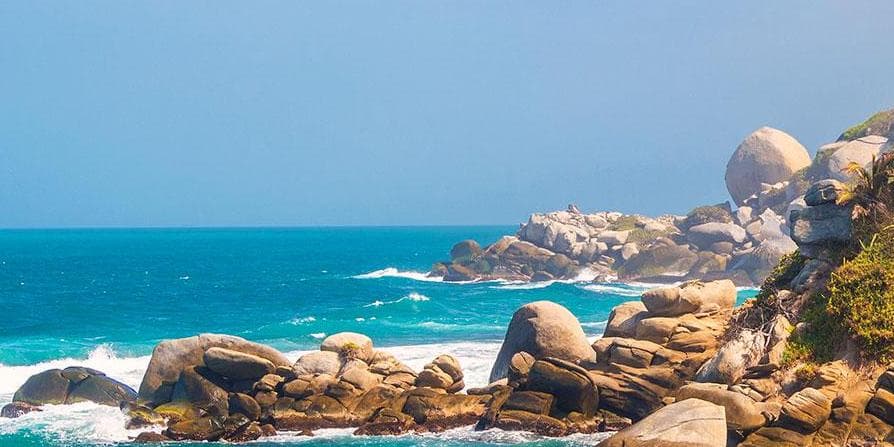 Dia 8. Santa Marta - Excursão ao Parque Nacional Natural Tayrona - Playa Cristal Neguanje