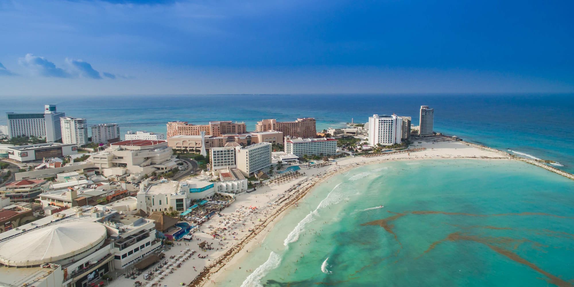 Saliendo de Cancún para la Zona arqueológica de Ek Balam.