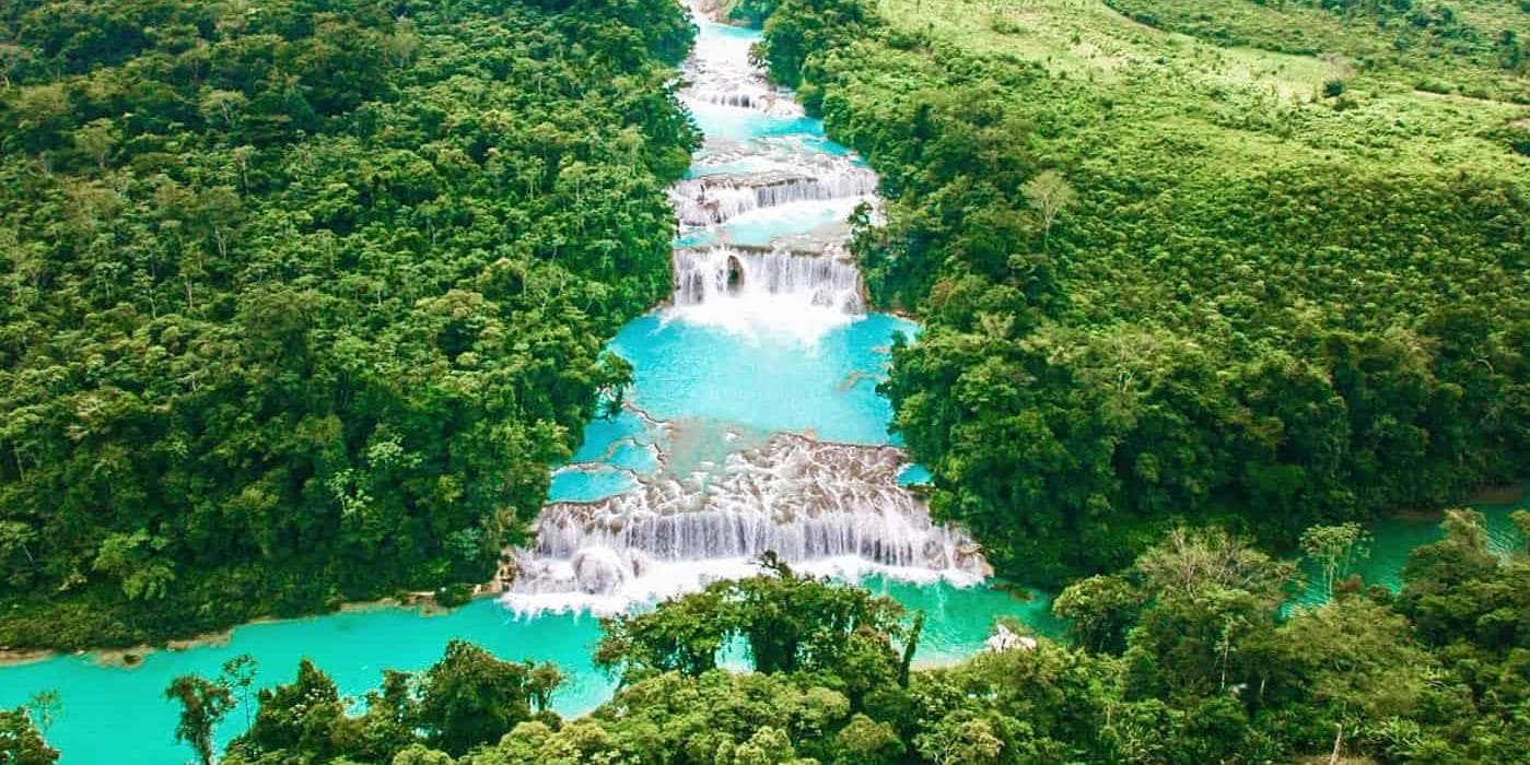 DÍA 9 SABADO SAN CRISTÓBAL DE LAS CASAS - CASCADAS DE AGUA AZUL - MISOL-HA - ZONA ARQUEOLÓGICA PALENQUE 