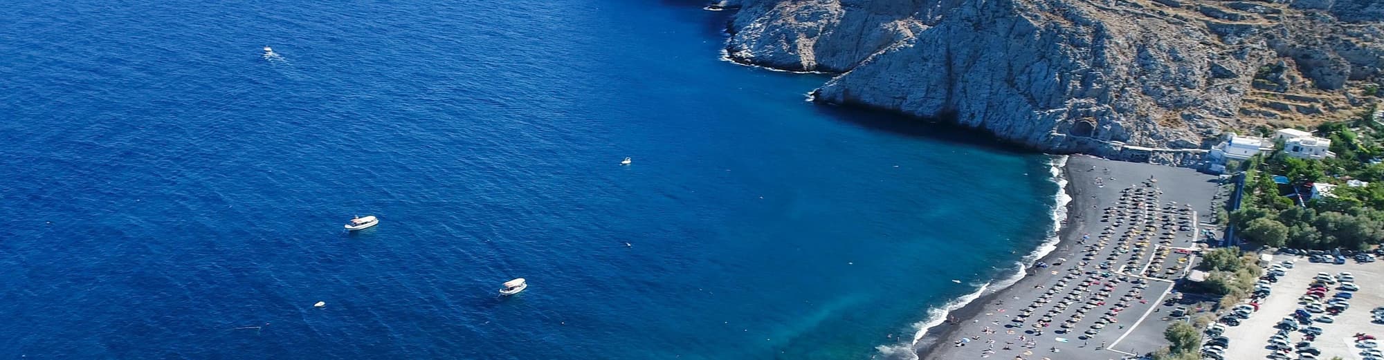 Kamari, Santorin, Grèce