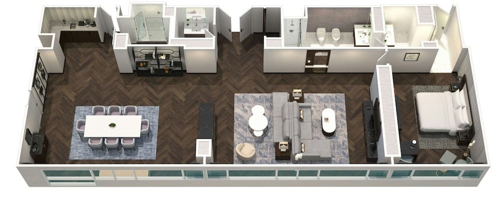 Boston Marriott Copley Place, Floor plan