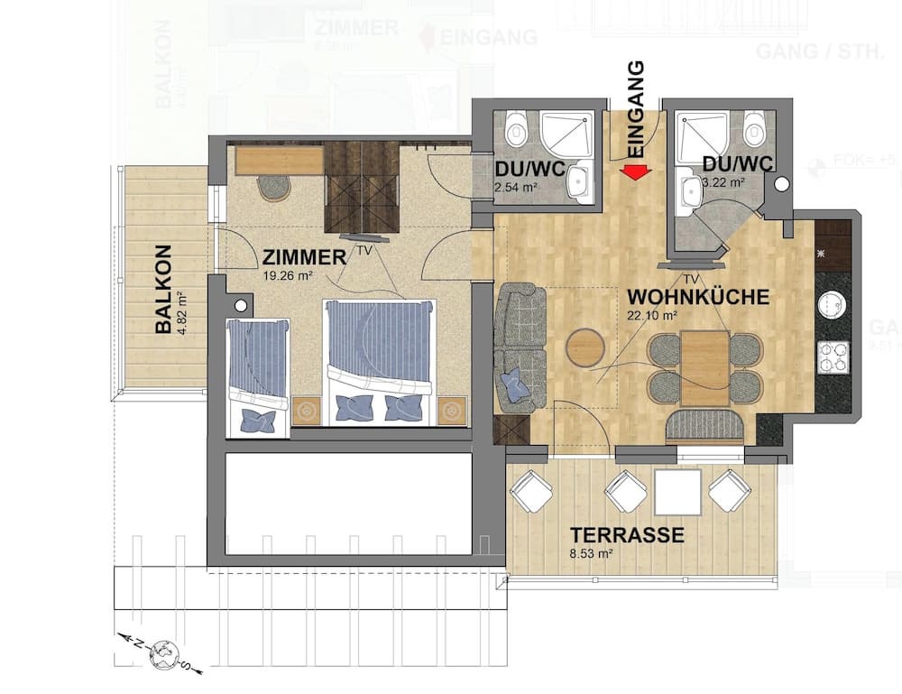 Hotel Garni Schönblick, Floor plan