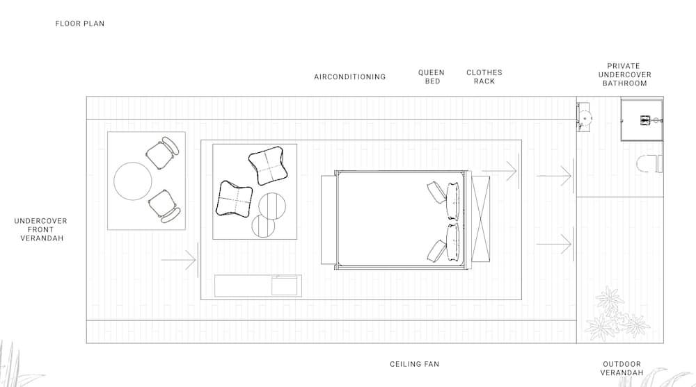 Bay and Bush, Jervis Bay, Floor plan