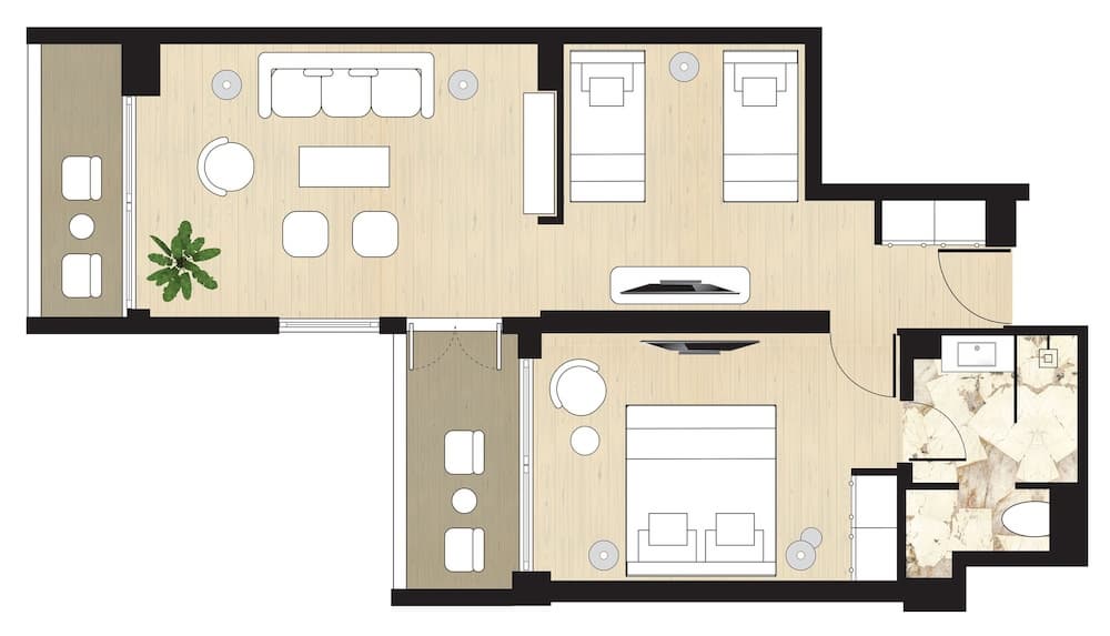 The Roc Club, A Grecotel Hotel to Live, Floor plan