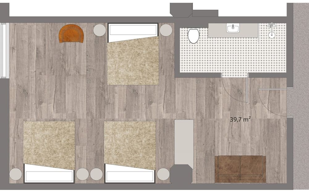 KEX Hostel and Hotel Reykjavik, Room