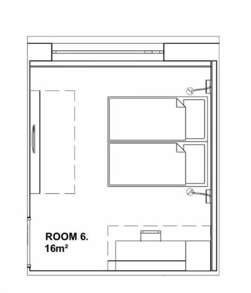 Time Hostel CITY, Floor plan