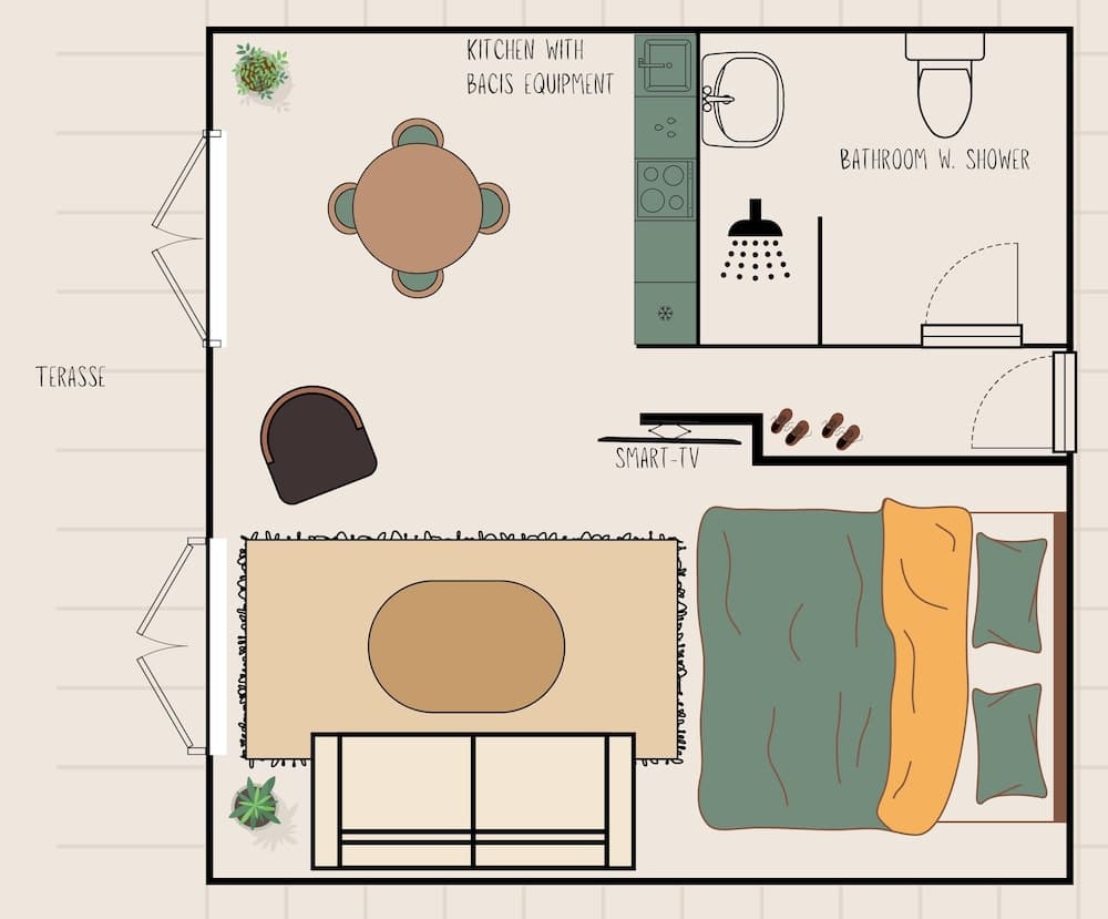 SØGAARDEN - Hotel & SøCamp, Floor plan