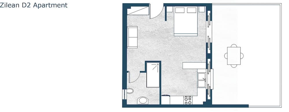 Zilean Apartment Airport by Airstay, Floor plan