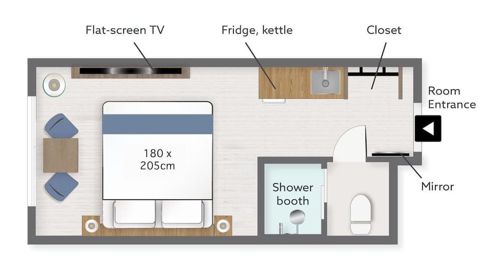 KABIN Kyoto, Floor plan