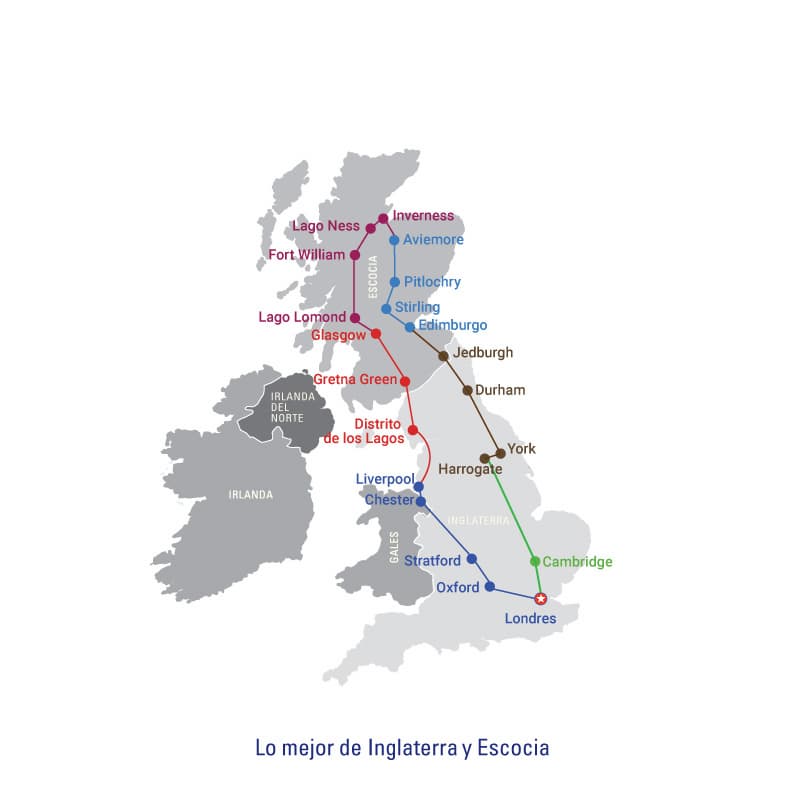 Best of England and Scotland Tour (Only in Spanish)