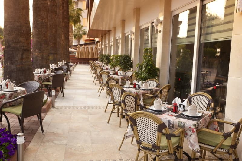 Gardenia Hotel, Terrace