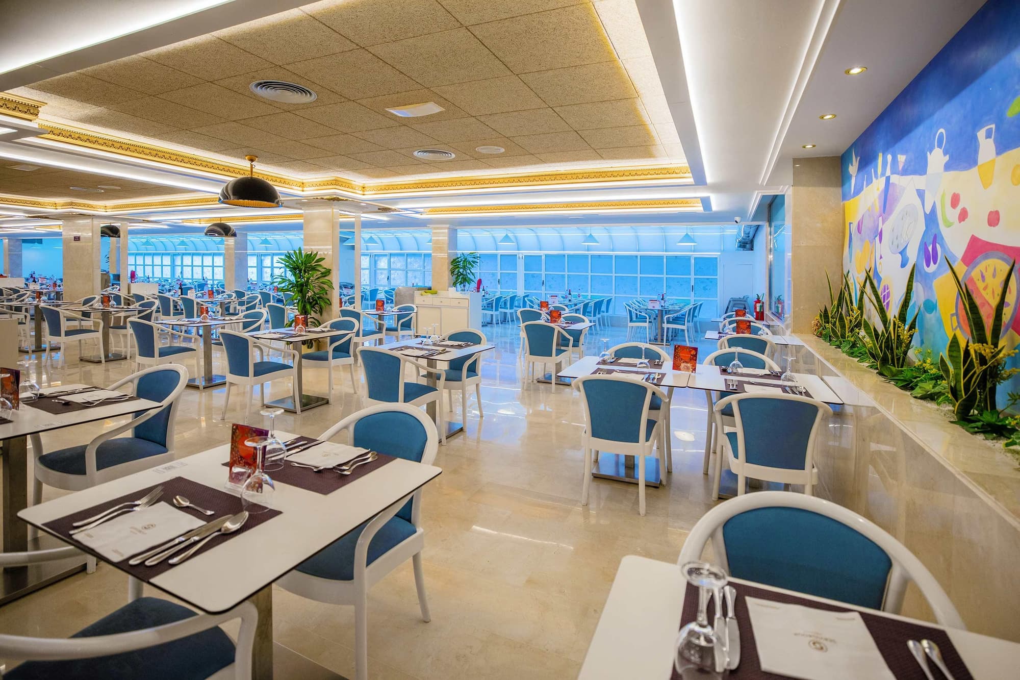 Hotel Servigroup Papa Luna, Restaurant