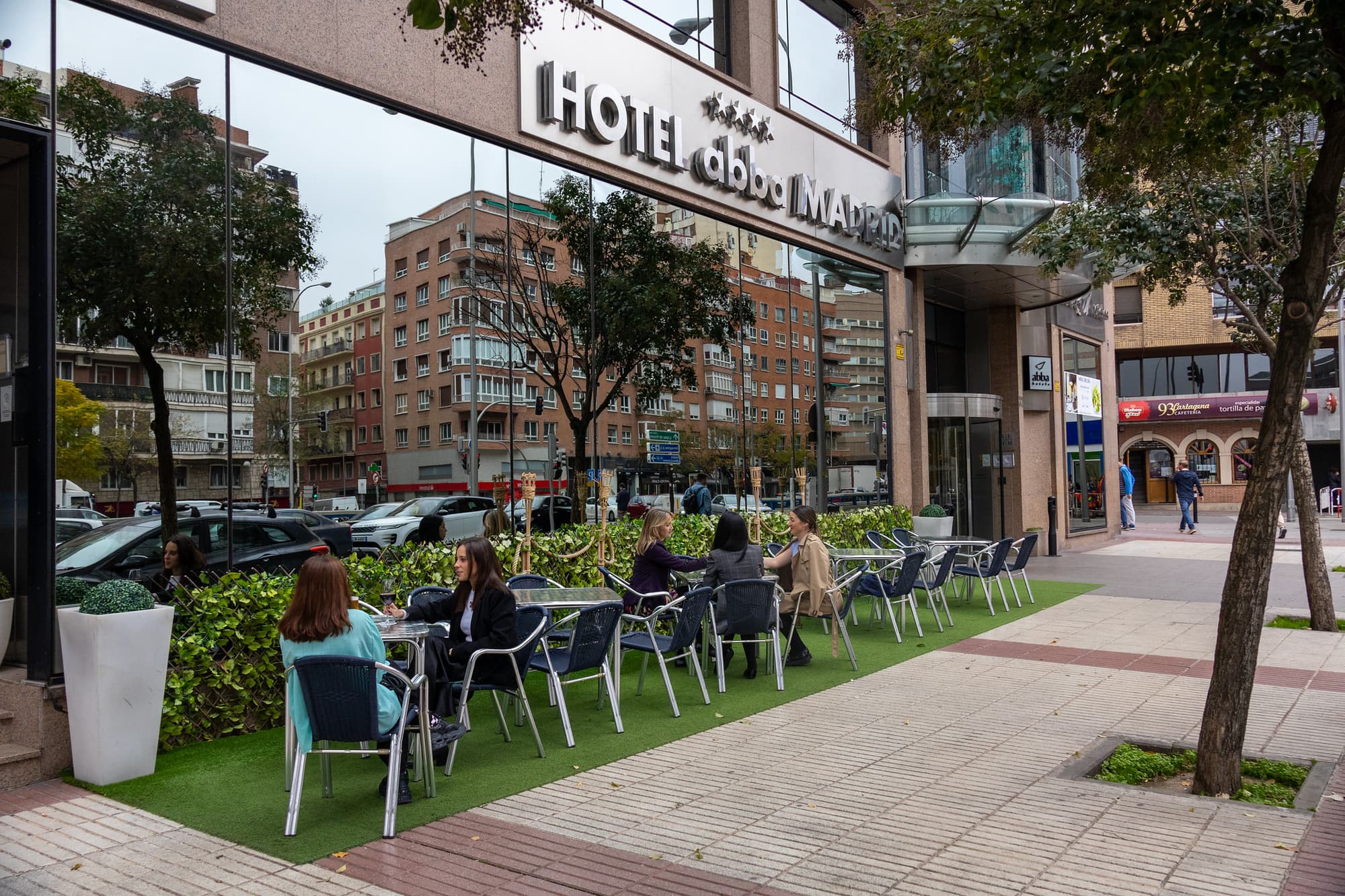 Abba Madrid, Terrace