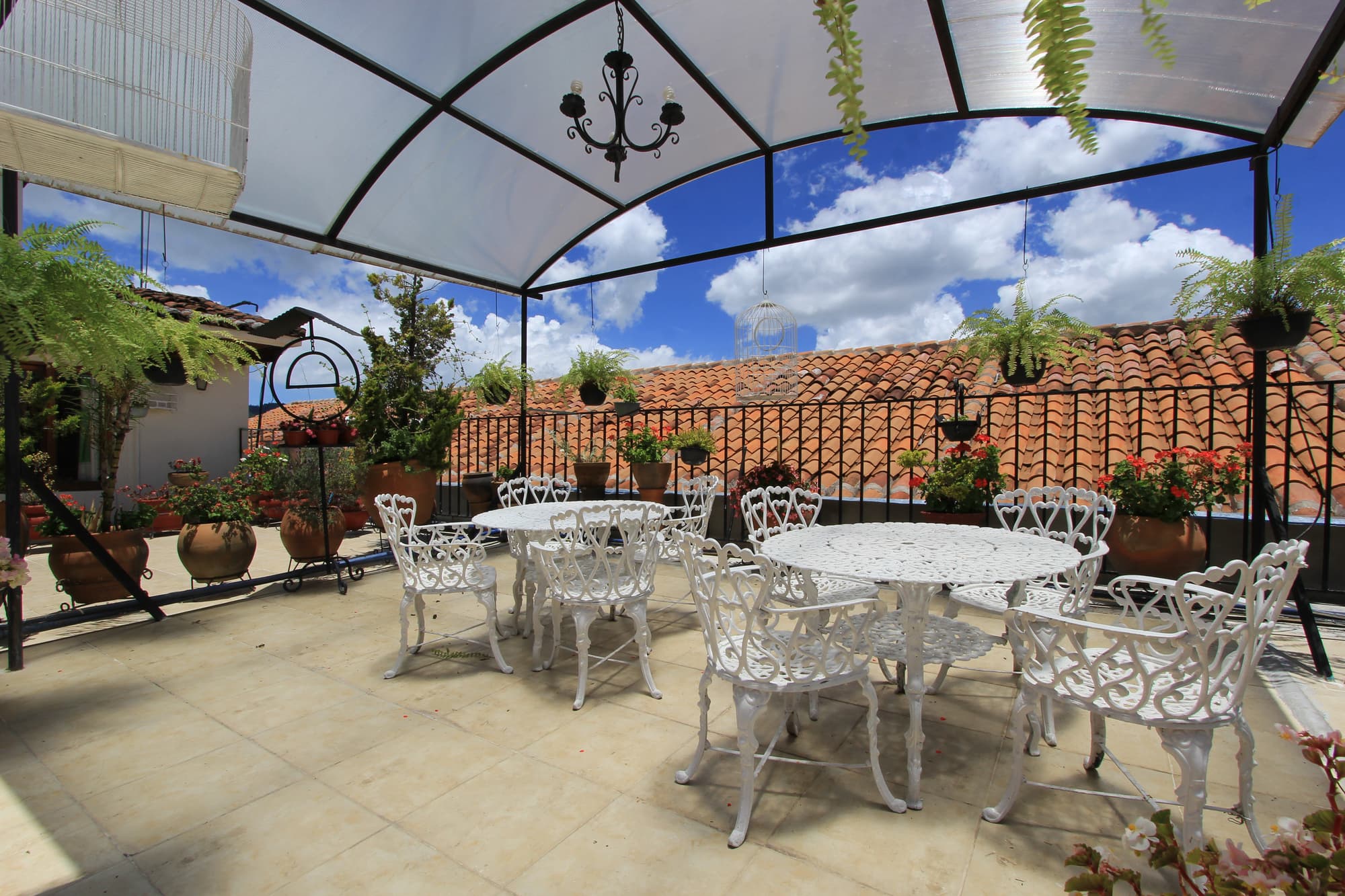 Mansion de los Angeles, Terrace