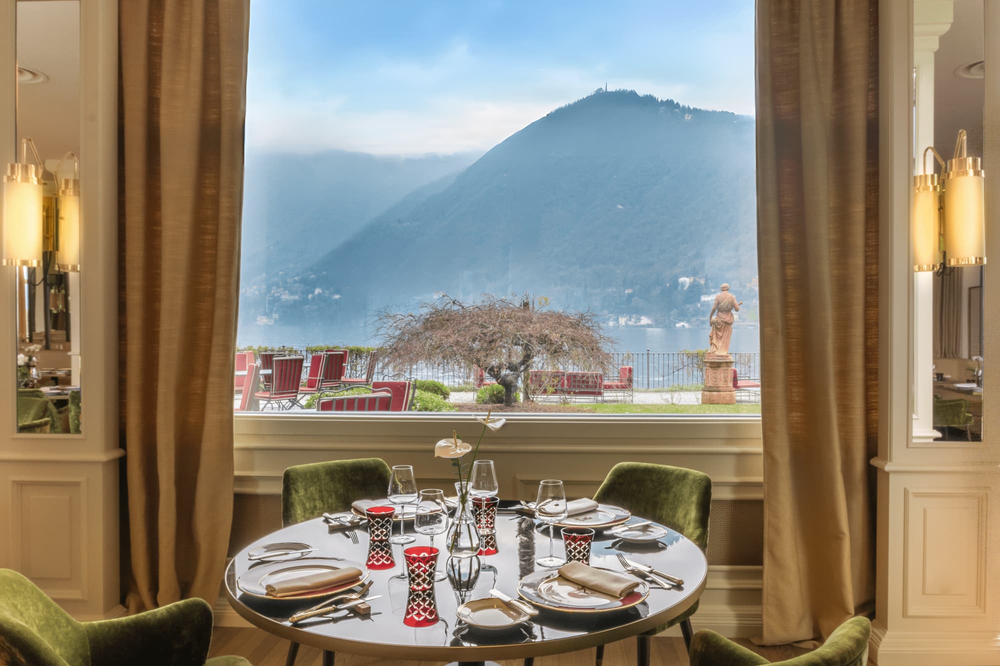 Villa Flori, Restaurant