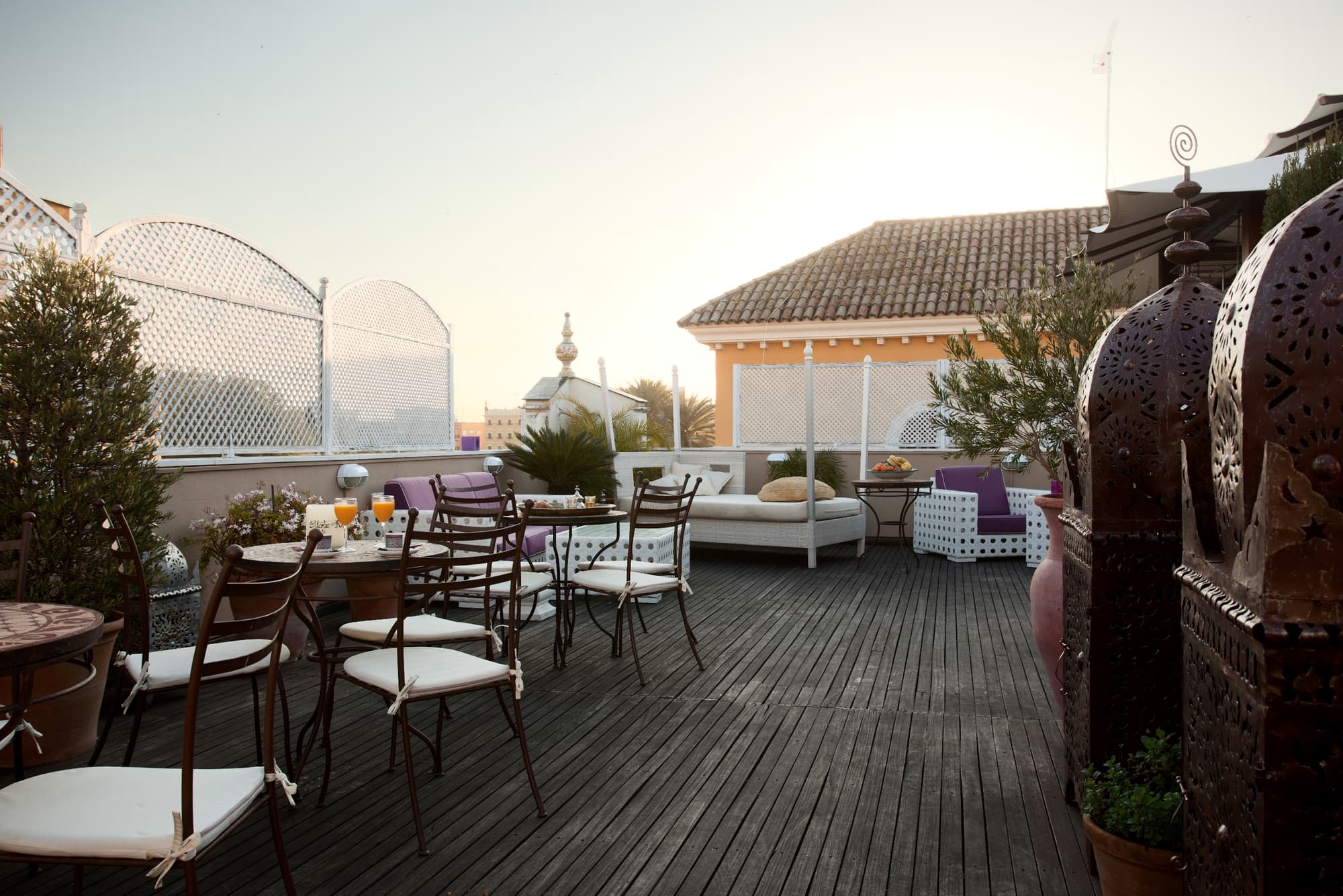 Alcoba del Rey de Sevilla, Terrace