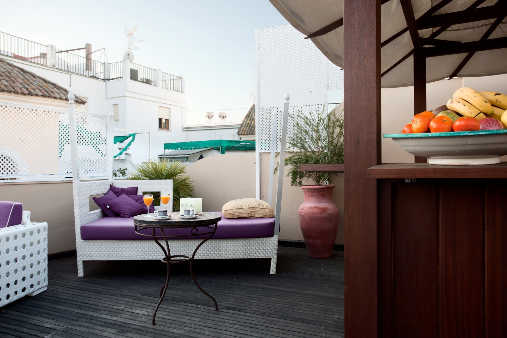 Alcoba del Rey de Sevilla, Terrace