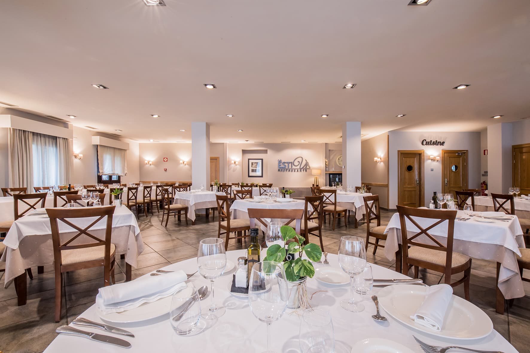 Villa Virginia, Restaurant