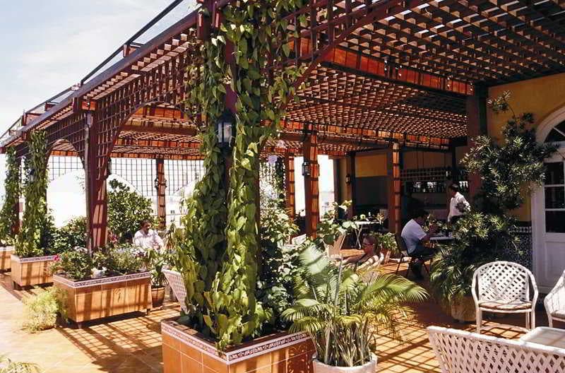 Ambos Mundos, Terrace