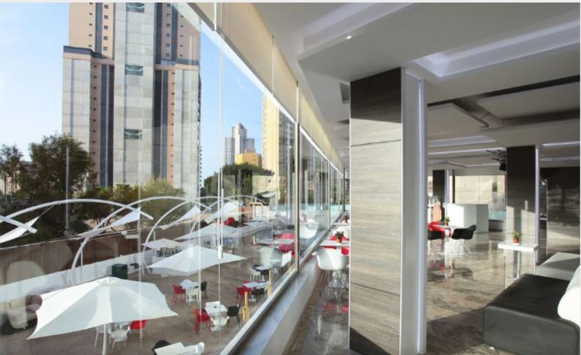 Flamingo Beach Resort Adults Only, Terrace