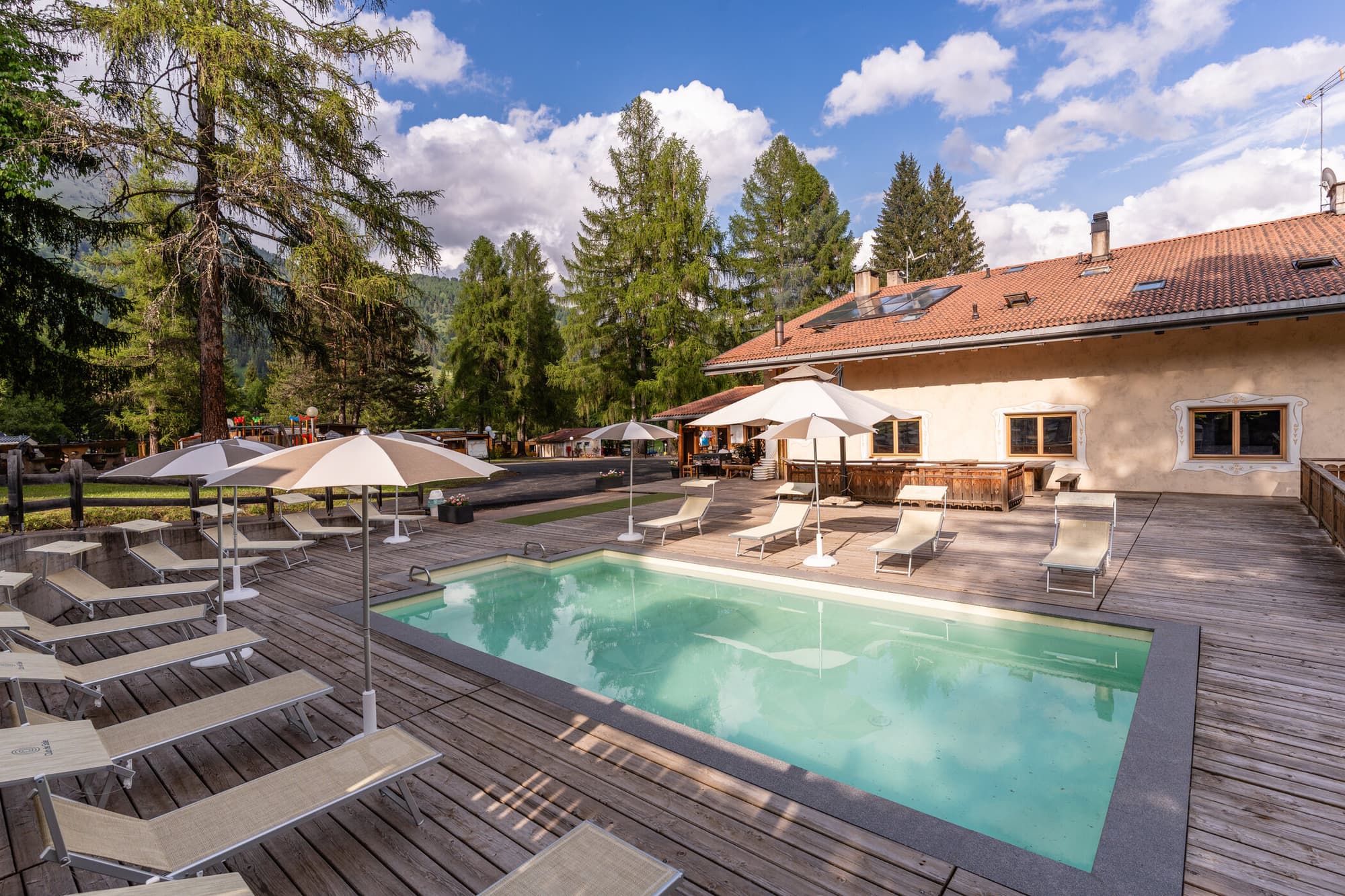 Club Del Sole Val Di Fiemme Easy Camping Village, Pool