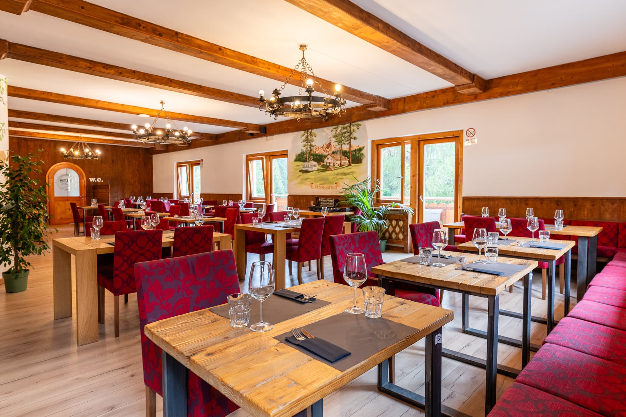 Club Del Sole Val Di Fiemme Easy Camping Village, Restaurant