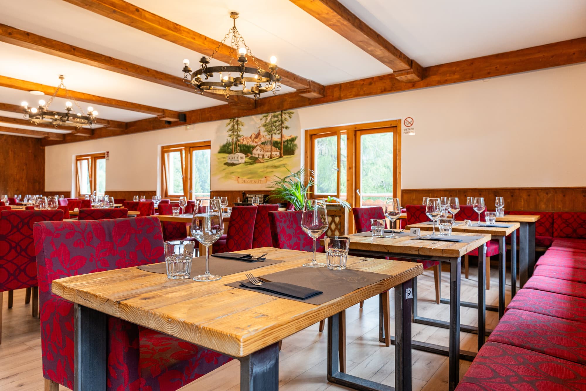 Club Del Sole Val Di Fiemme Easy Camping Village, Restaurant