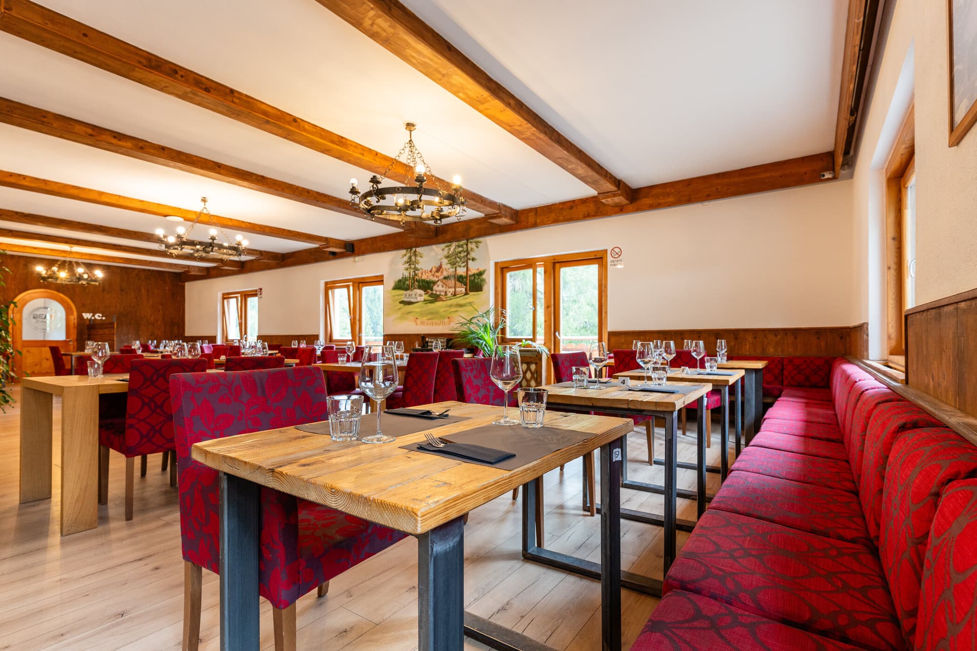 Club Del Sole Val Di Fiemme Easy Camping Village, Restaurant