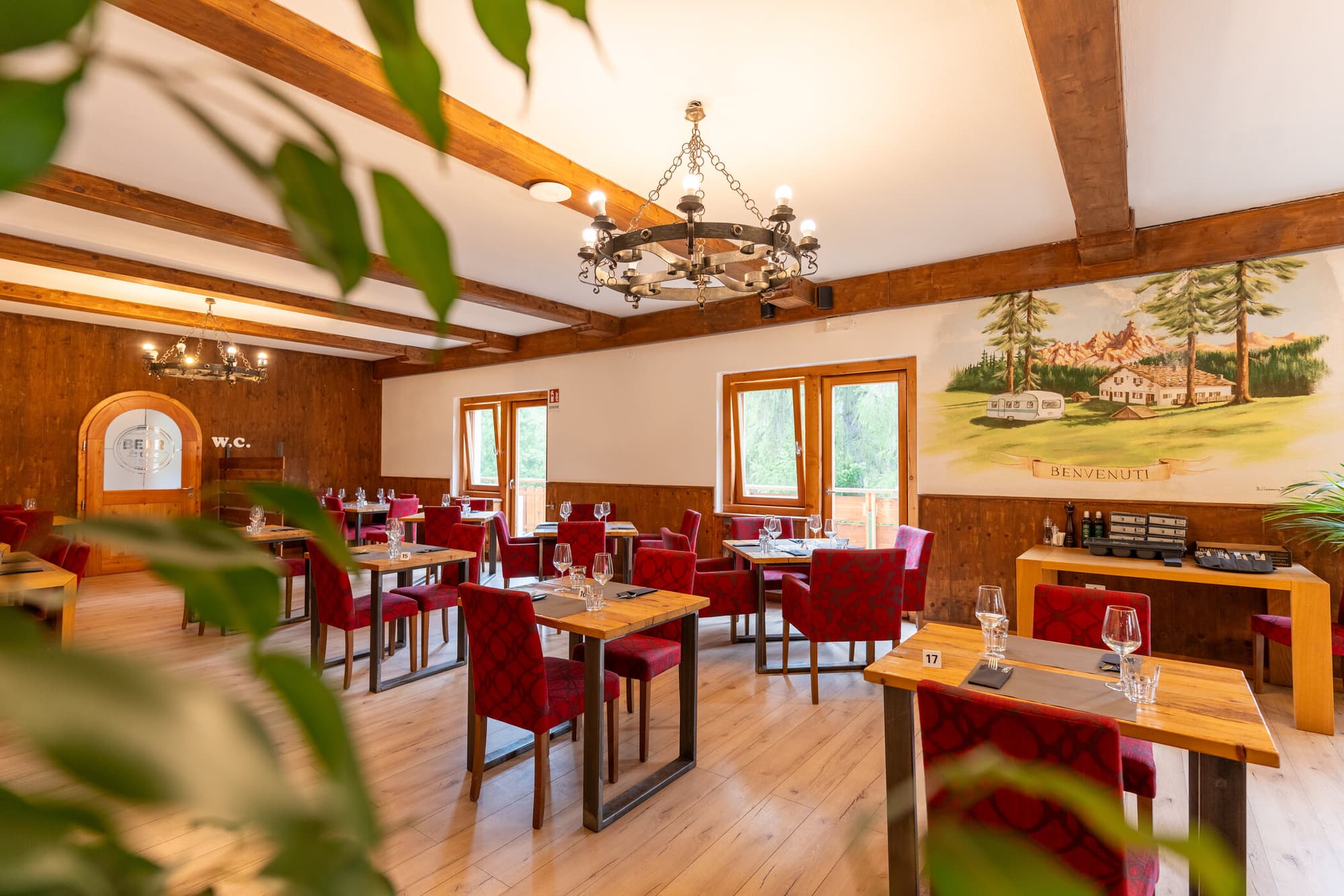 Club Del Sole Val Di Fiemme Easy Camping Village, Restaurant