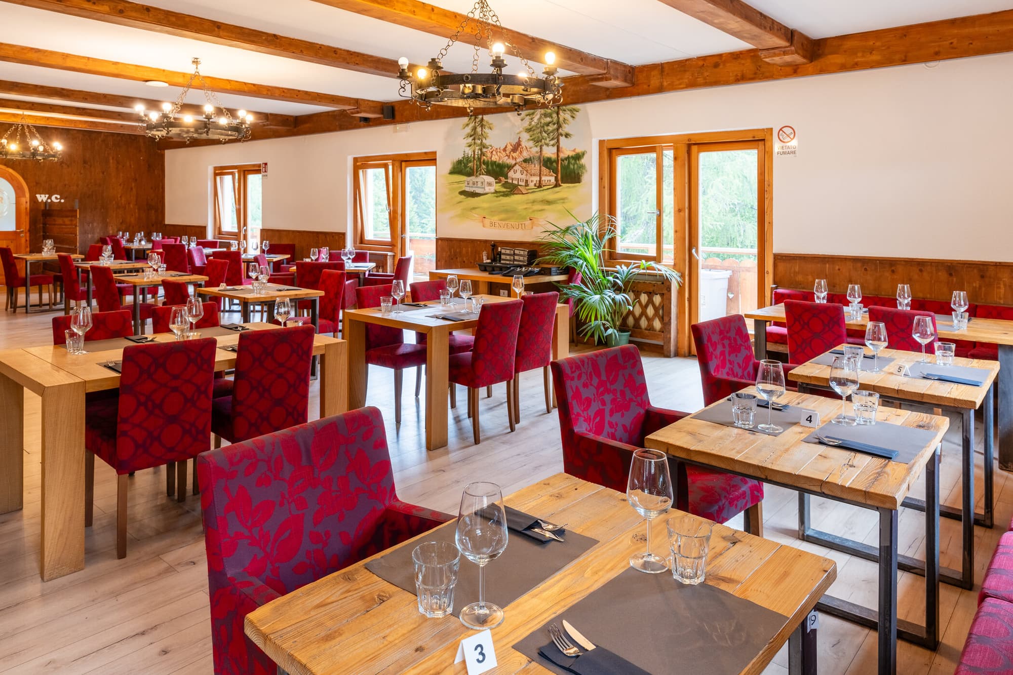Club Del Sole Val Di Fiemme Easy Camping Village, Restaurant