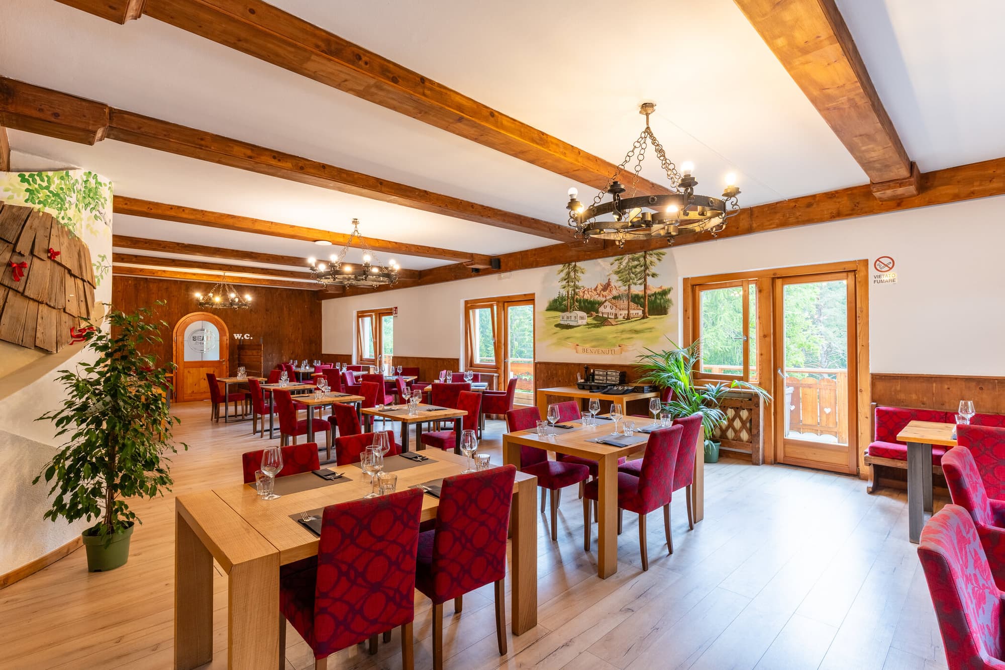 Club Del Sole Val Di Fiemme Easy Camping Village, Restaurant