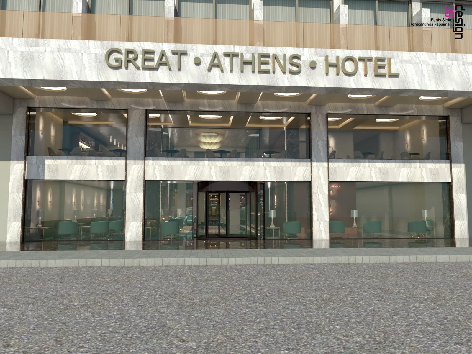 Great Athens Hotel, General view