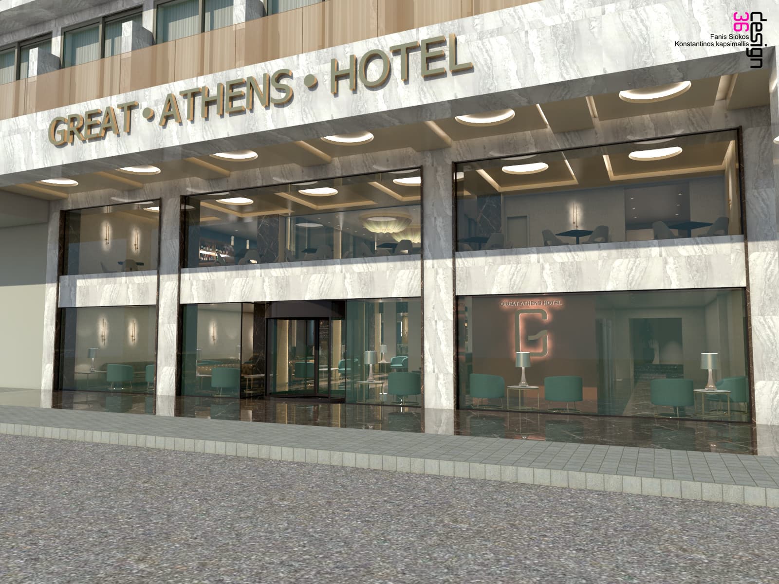Great Athens Hotel, General view