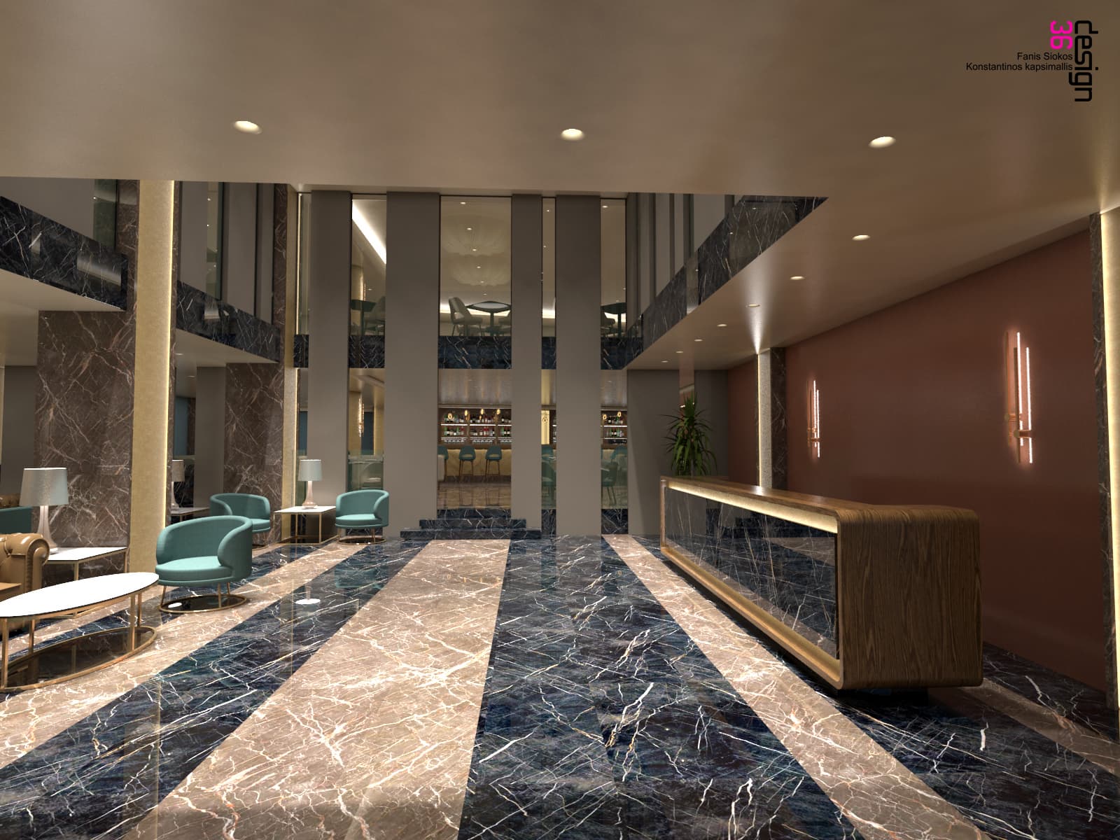 Great Athens Hotel, Lobby