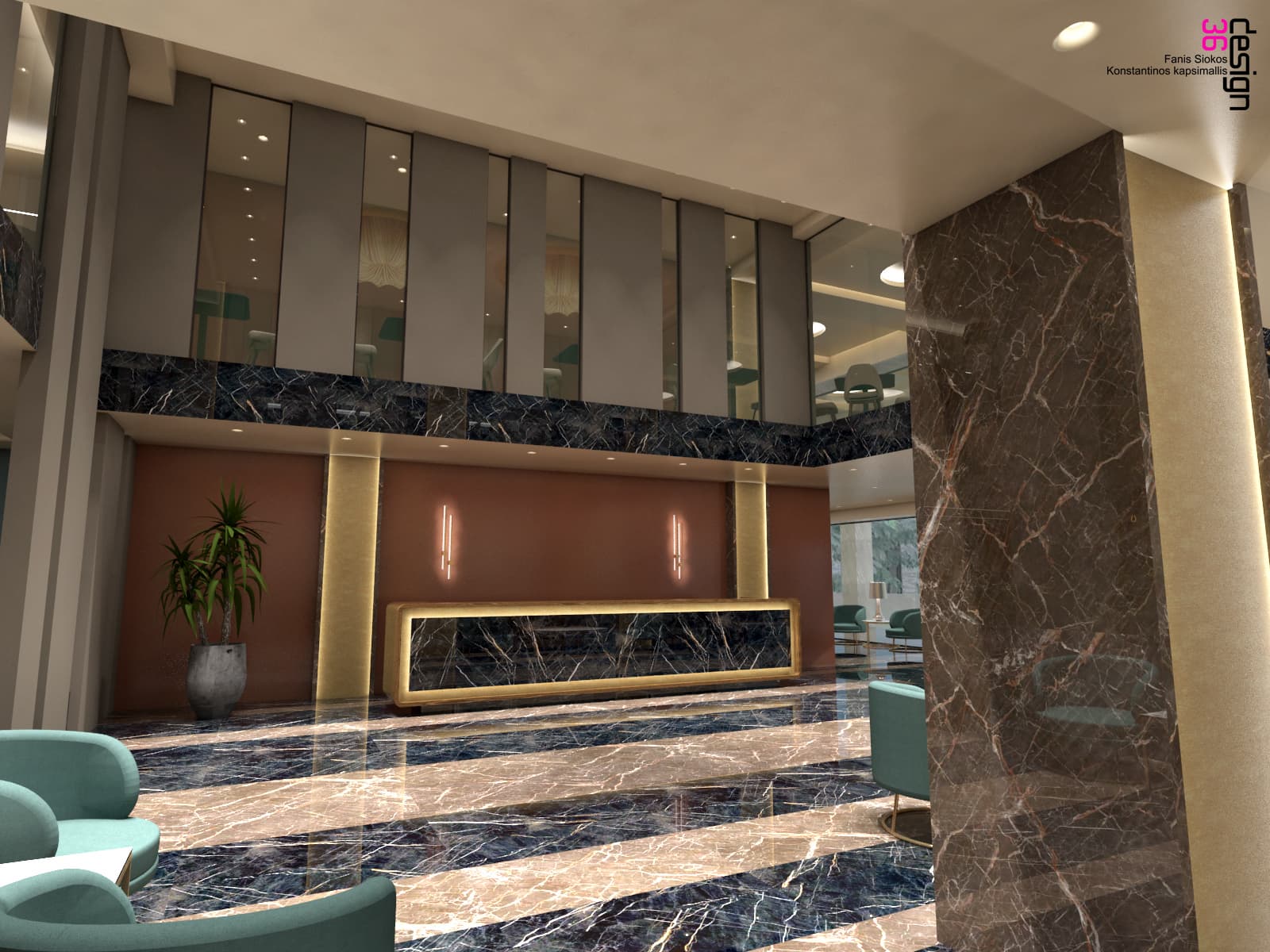 Great Athens Hotel, Lobby