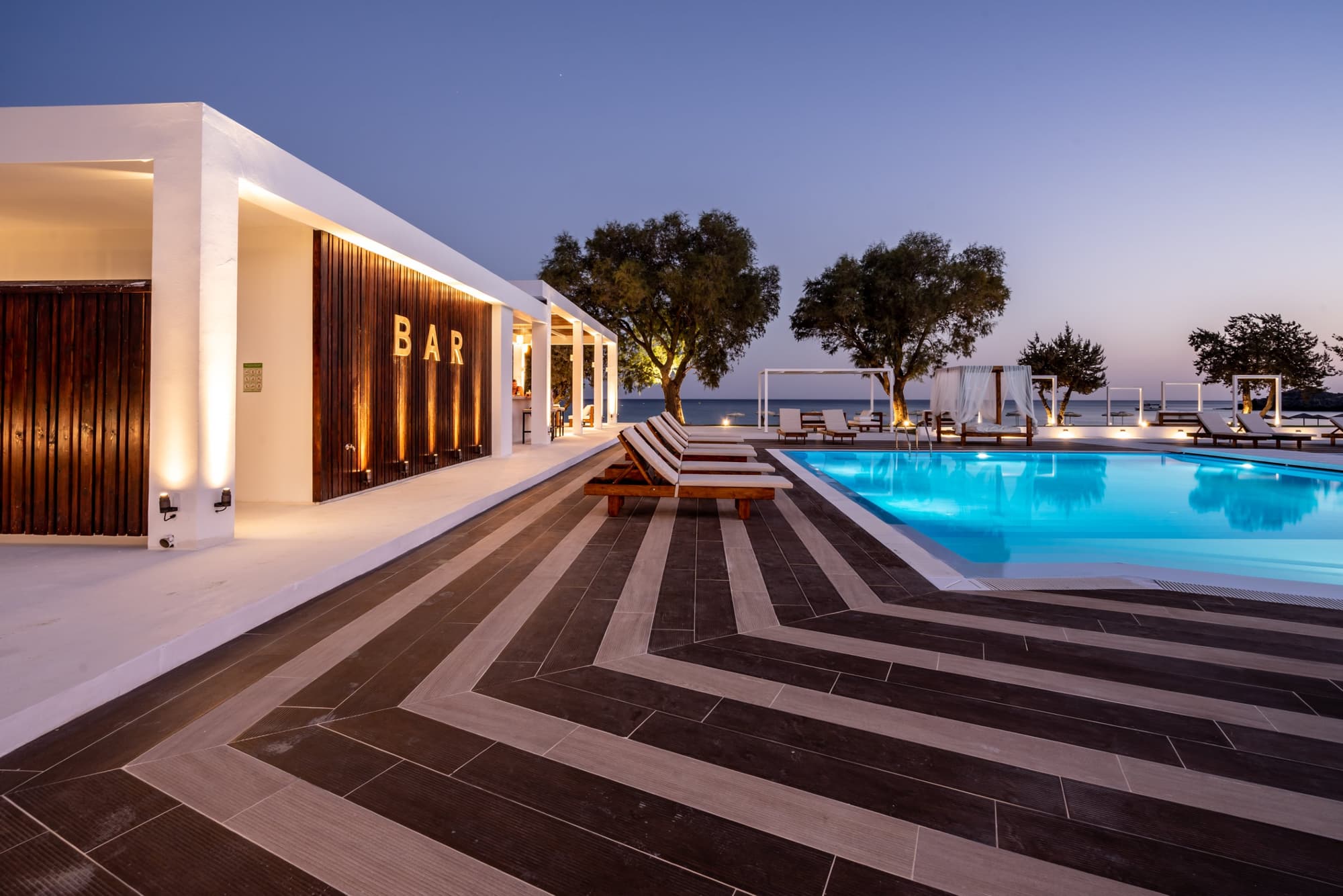 Kamari Beach Hotel, Rhodes, Bar