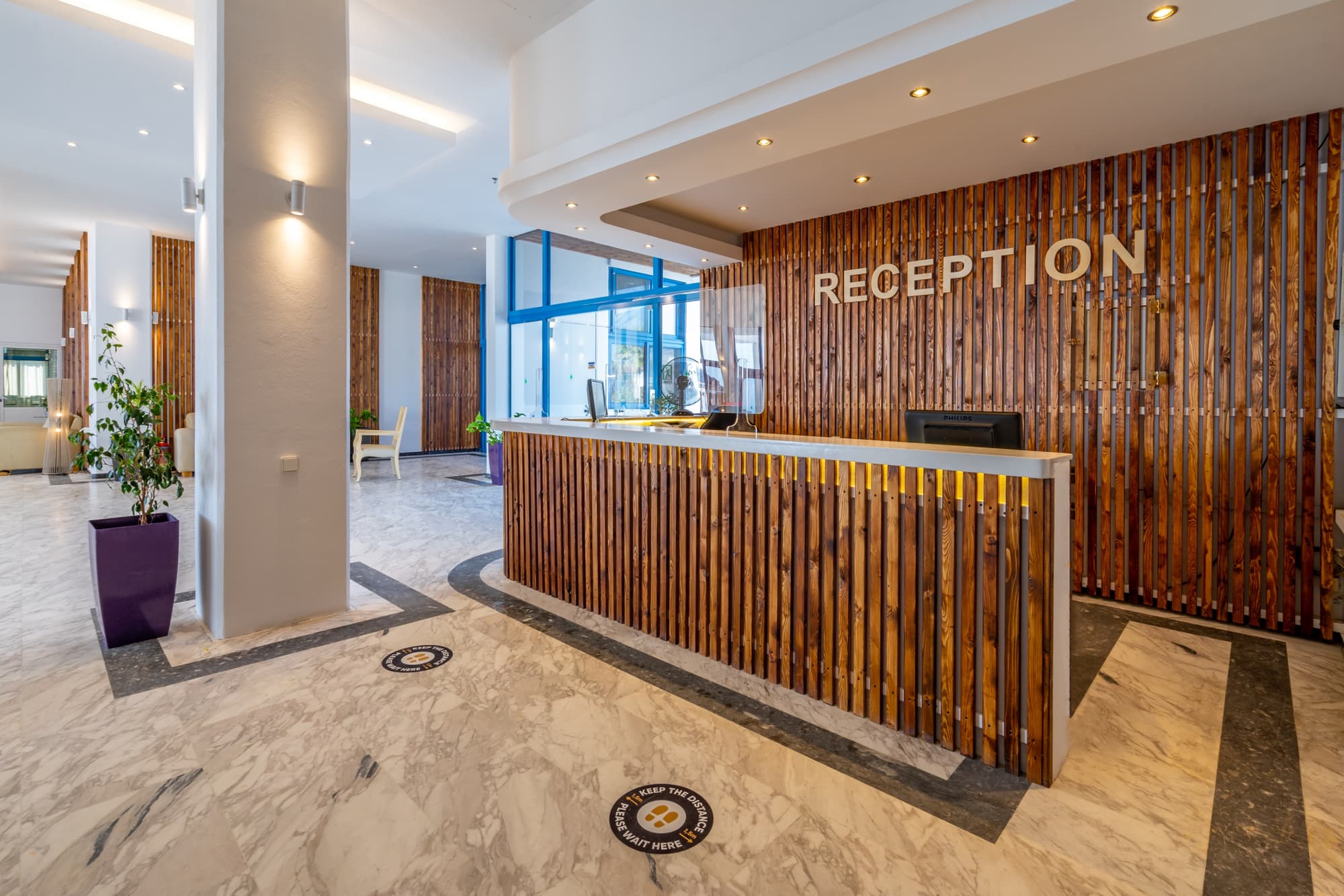 Kamari Beach Hotel, Rhodes, Lobby