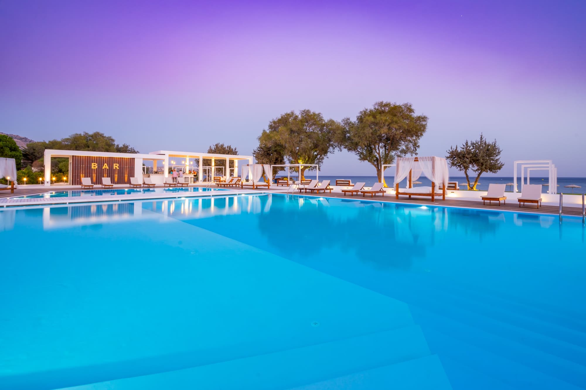 Kamari Beach Hotel, Rhodes, Pool