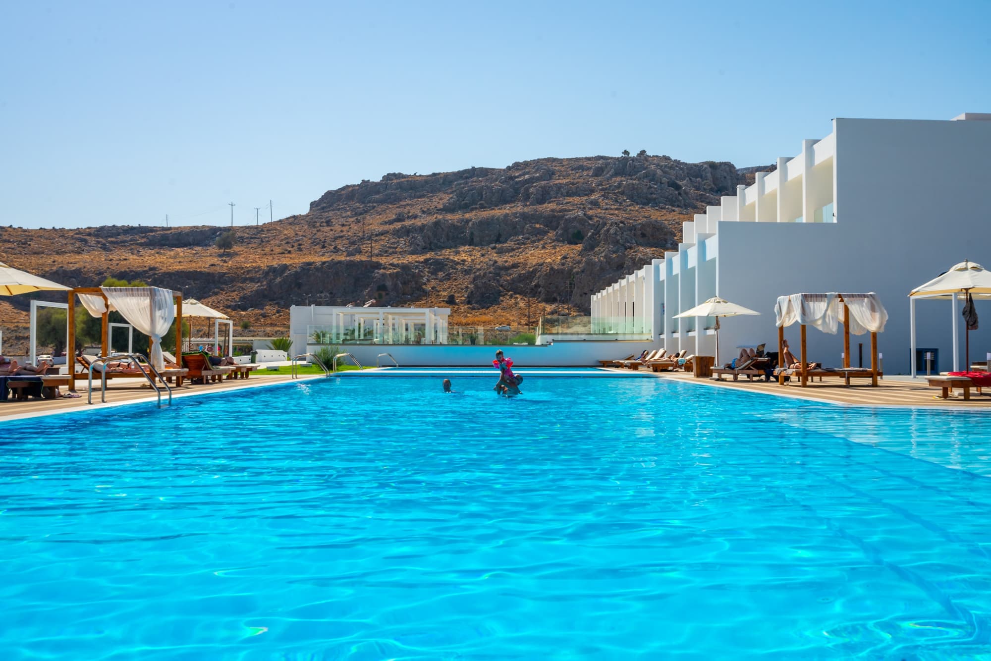 Kamari Beach Hotel, Rhodes, Pool