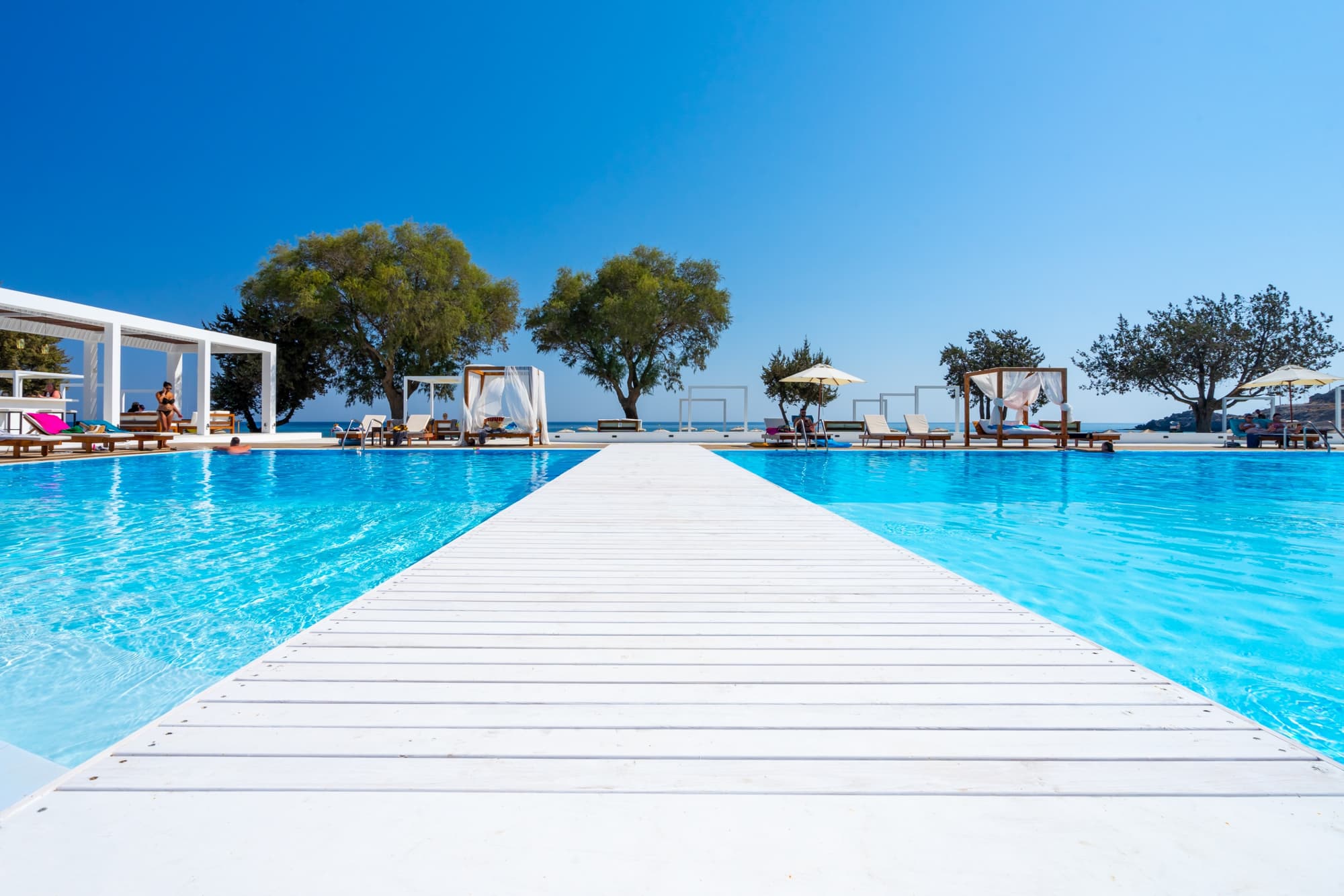 Kamari Beach Hotel, Rhodes, Pool