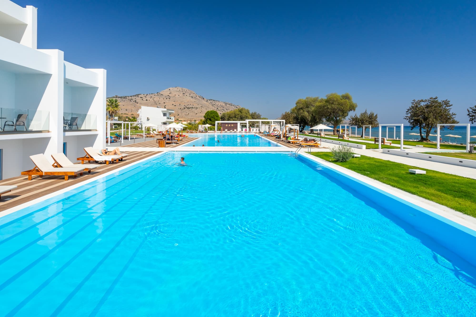 Kamari Beach Hotel, Rhodes, Pool